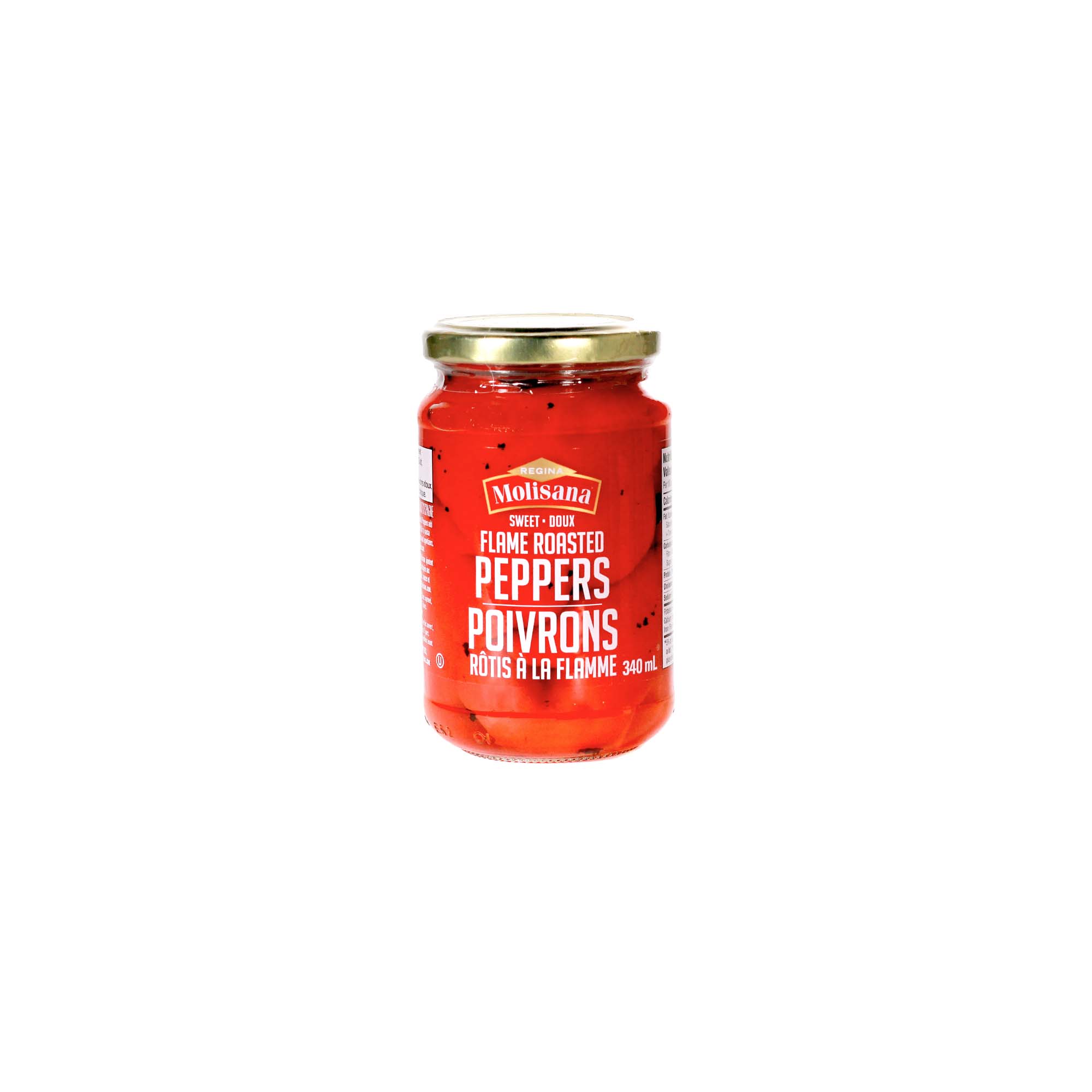 3663 R.M. Sweet Flame Roasted Red Peppers 12oz - Image 1