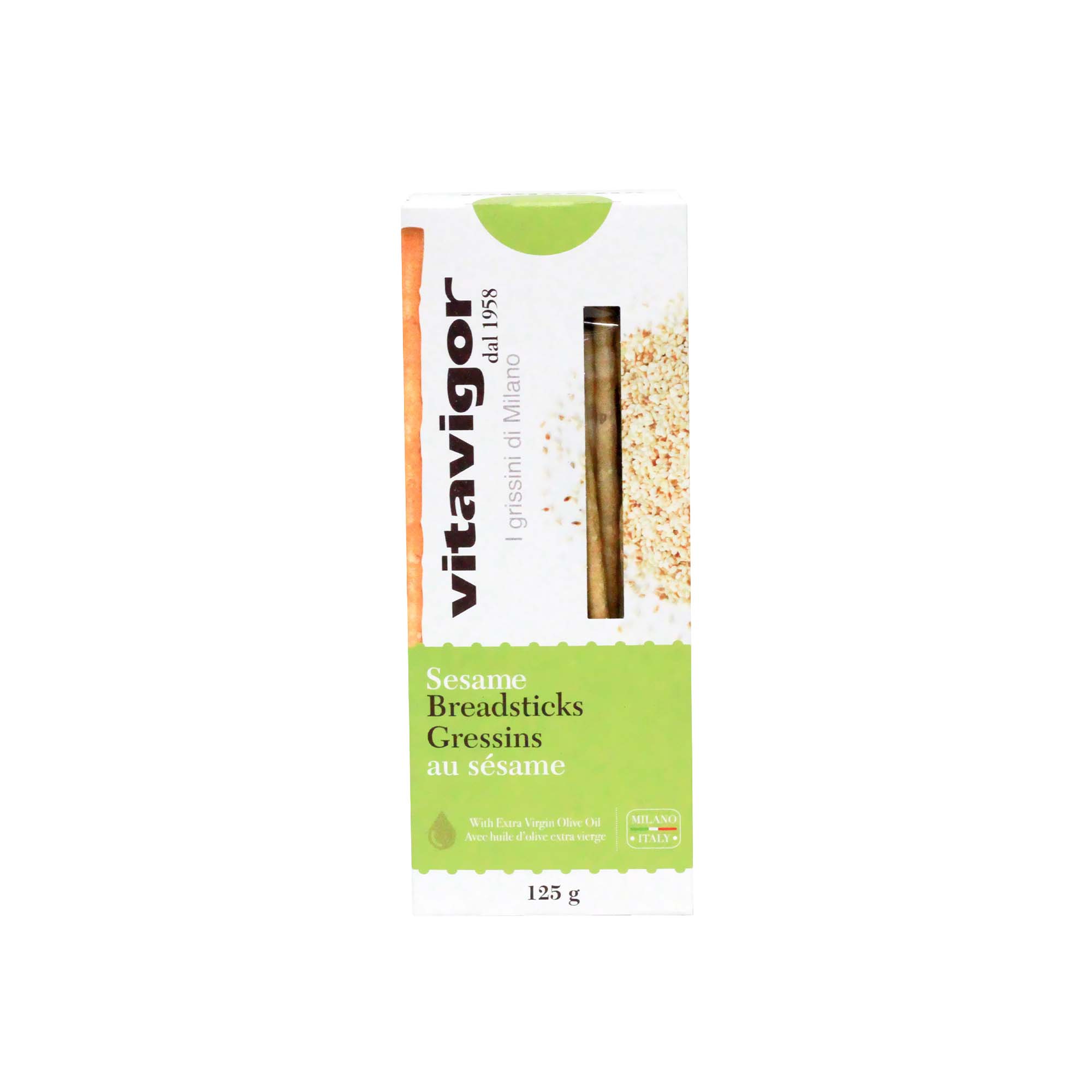 3923 Vita Vigor Sesame Breadsticks 125 g - Image 1